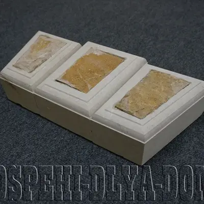 Замок из 3 камней с декором из доломита